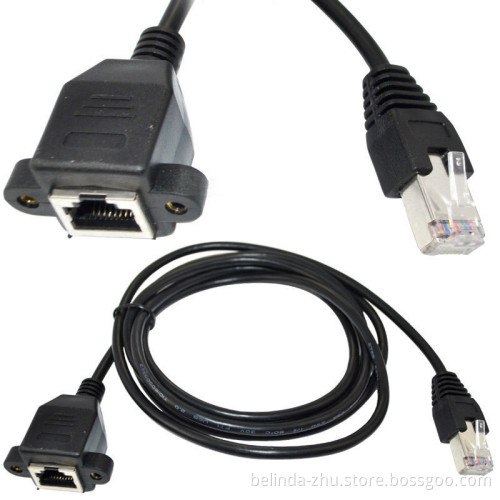 Cat 6 Panel Cable Male to Female